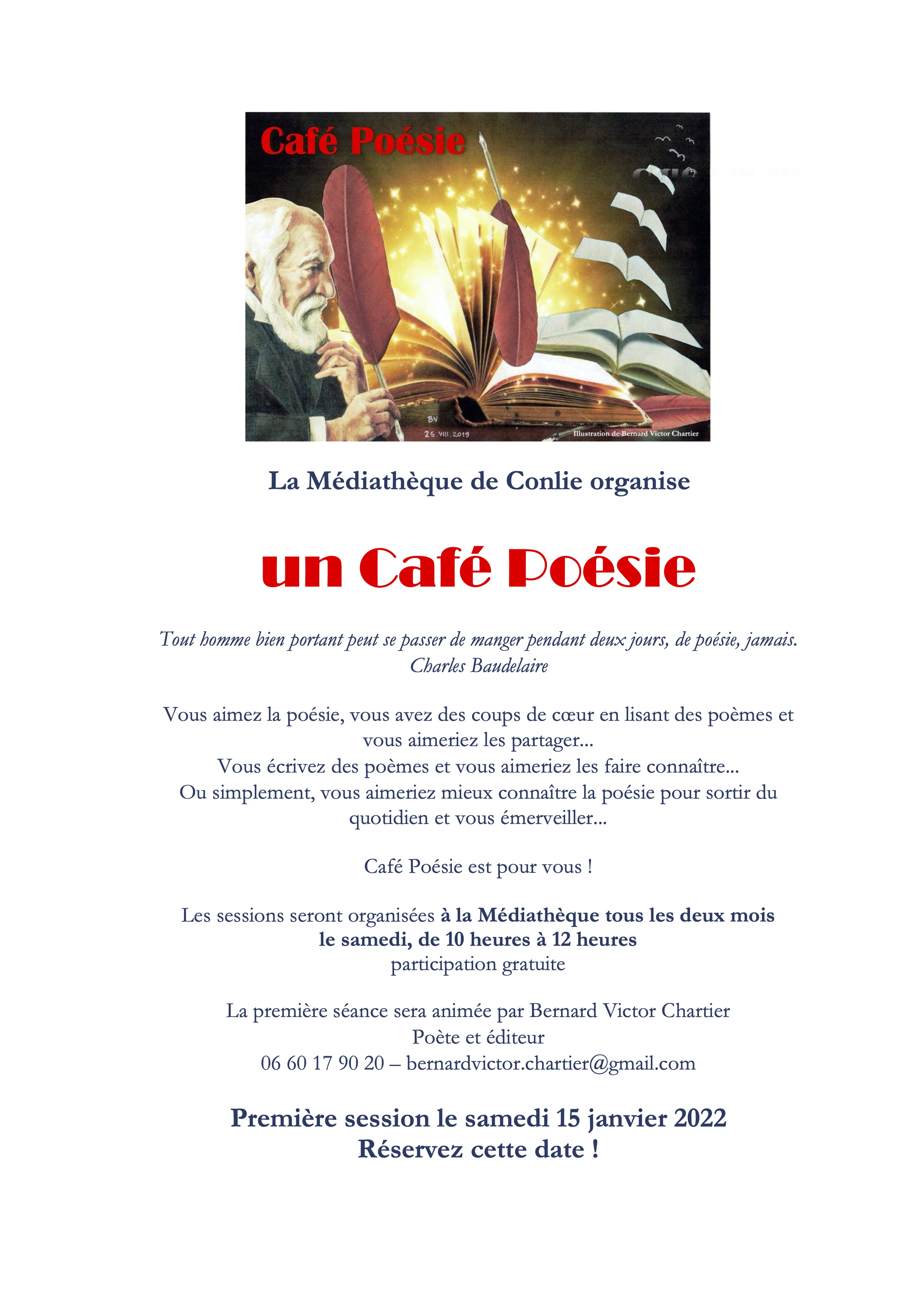 Annonce 1er Café Poésie